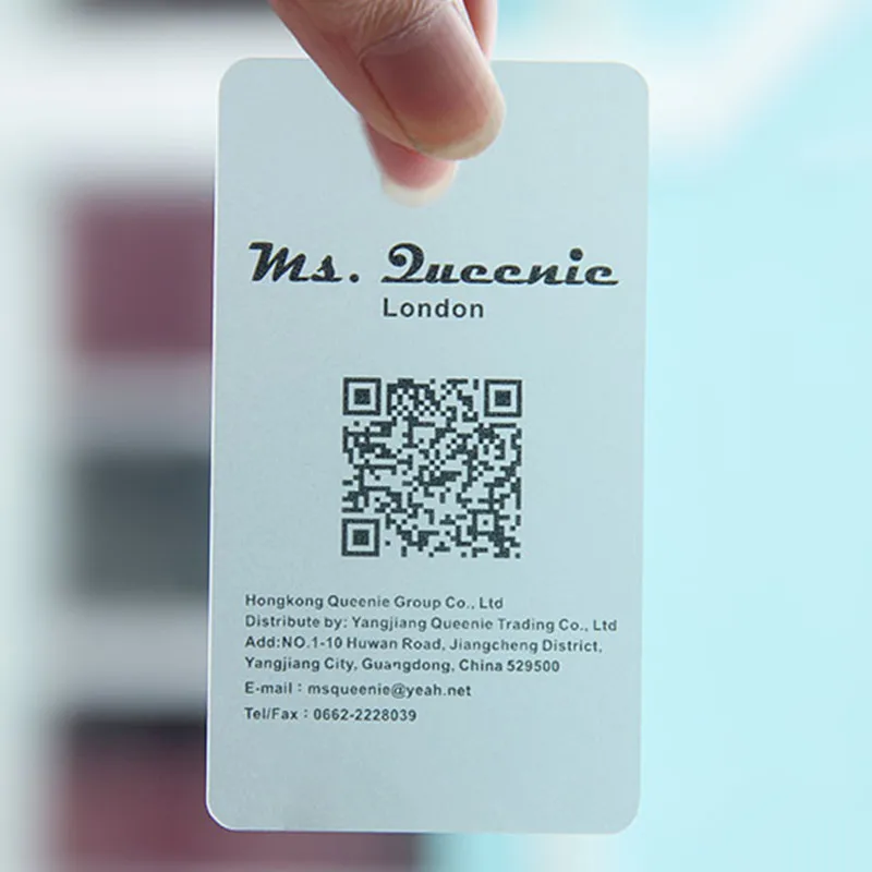 950pcs custom pvc swing tags frosted garment hang tag business card