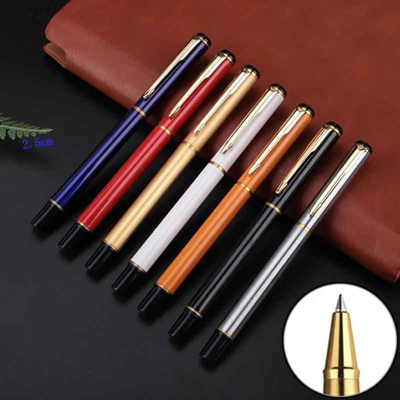 

Luxury Metal Roller Pen Ballpoint Pen For Business Gifts Writing birthday gift Office School Supplies Material Stationery 0.5mm