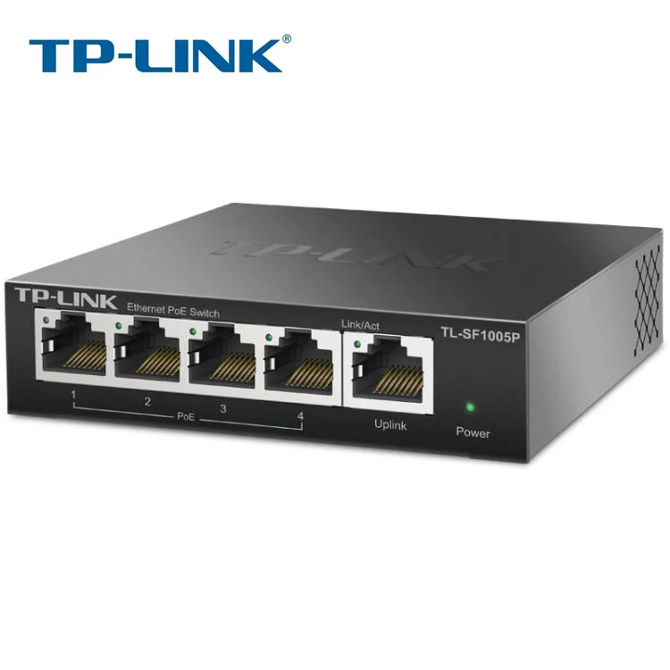 TP-Link TL-SF1005P 5 портов 100 Мбит/с неуправляемый Ethernet сетевой настольный коммутатор POE