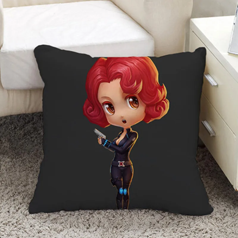 س طبعة الهيكل الخلفي وسادة مقعد الكرتون الكابتن أمريكا مكتب غطاء وسادة خصر أريكة سيارة ديكور الإبداعية غرفة المعيشة هدية M857