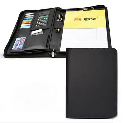 YBGYZP Business из искусственной кожи padfolio с ручкой портфель для менеджера|padfolio binder|leather