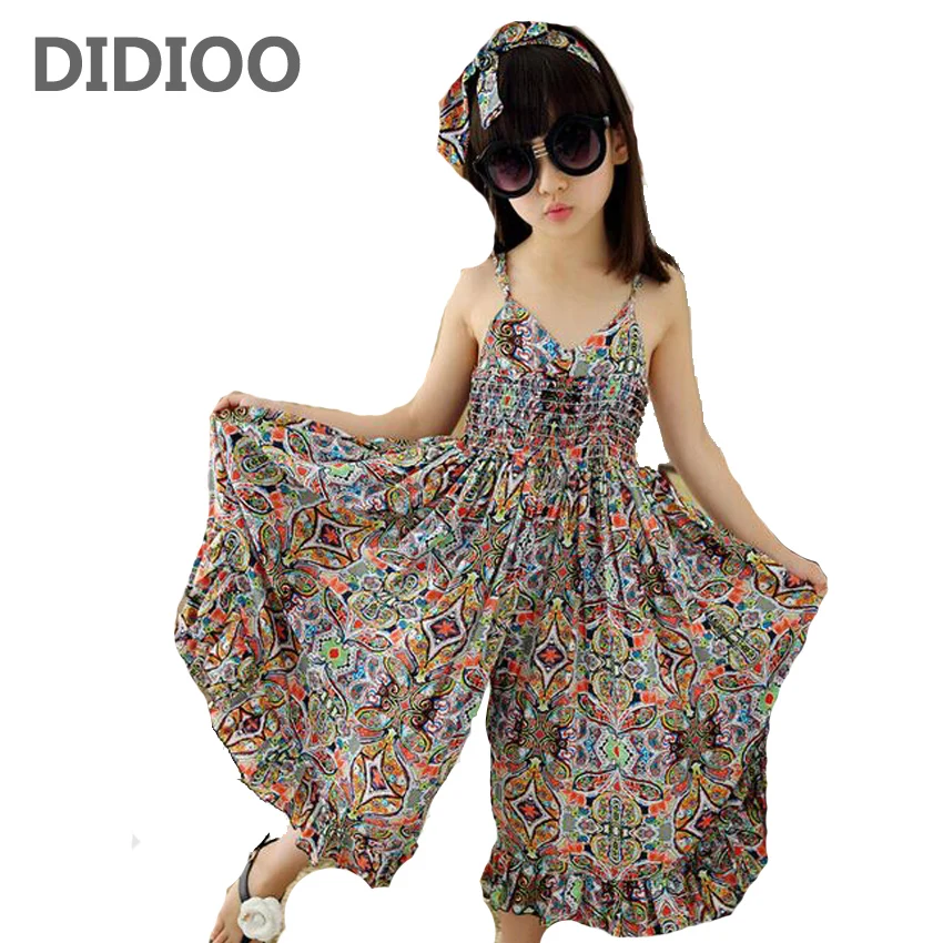 Kids Dresses For Girls Fashion Girls Dresses Summer 2016 Floral Bohemian Girl Dress Princess Novelty Kids