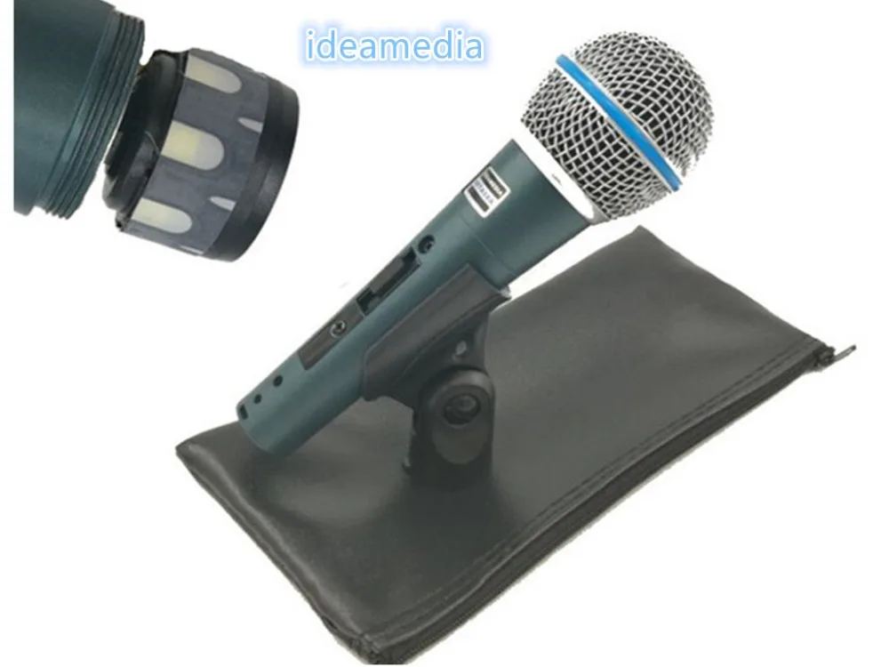 

High Quality Version Beta 58a Vocal Karaoke Handheld Dynamic Wired Microphone BETA58 Microfone Mike Beta 58 A Mic ideamedia