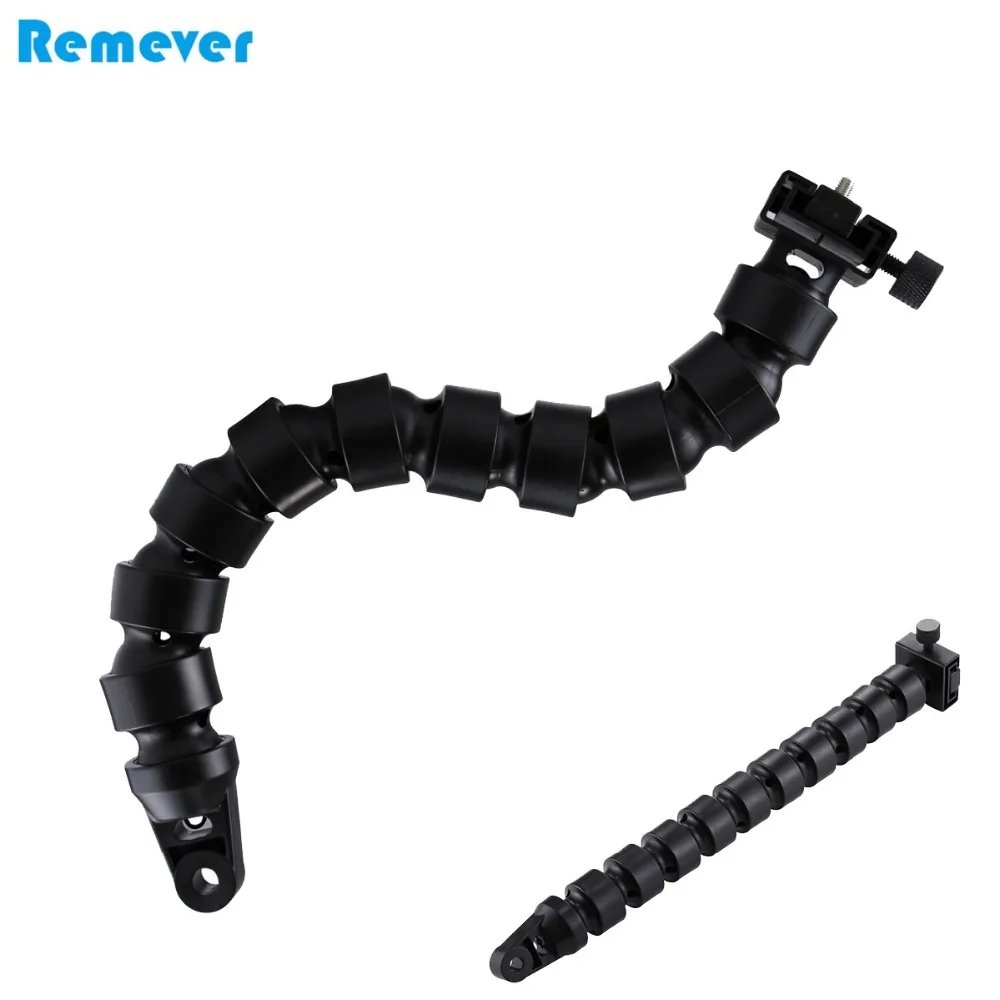 

New Snake Shape Flexible Monopod for Flash Lights Bracket Stand for GoPro Hero SJcam Action Cameras
