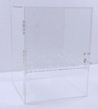 

9-Holes Ice Cream Cone Cabinet Ice cream egg rolls display box (acrylic, transparent color, 9 holes, pore size 3.5cm)