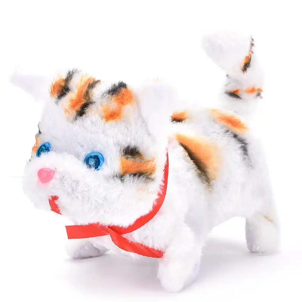 Ztoyl Electronique Animal De Compagnie Controle Du Son Robot Chats Support Marche Electrique Animaux Mignon Interactif Chat Electronique En Peluche Bebe Jouets Pour Enfants Aliexpress