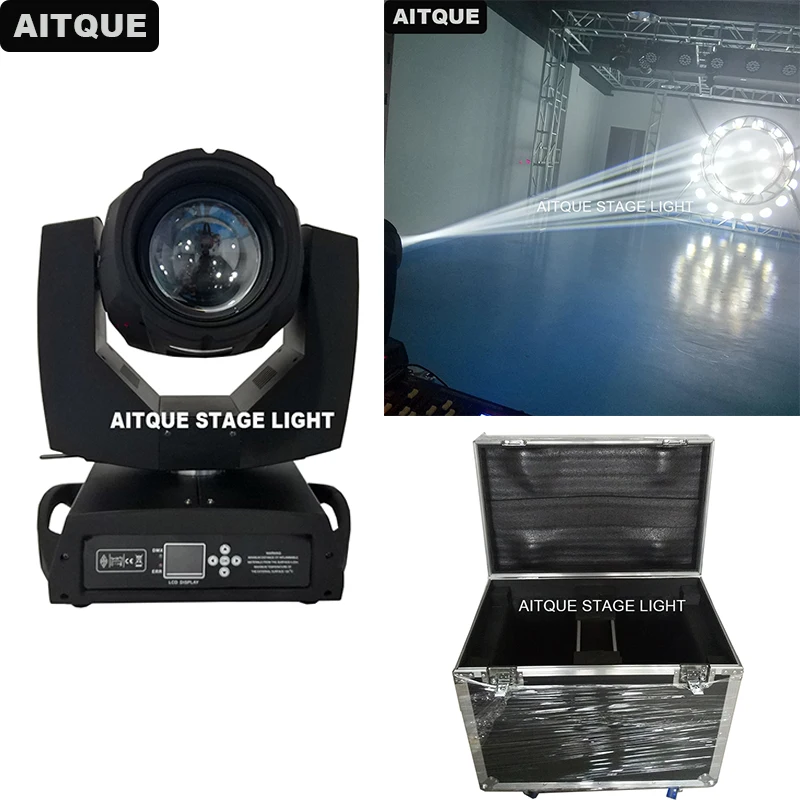 

(12lights/CASE)Club lighting equipment lyre spot beam 7r 230w moving head light sharpy r7 beam 230w movinghead pro flight case