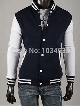 

2017 New Men's College Jacket Casual Sweater Coat Warm And Comfortable Spring Winter Baseball Jacket Sportswear Clothes