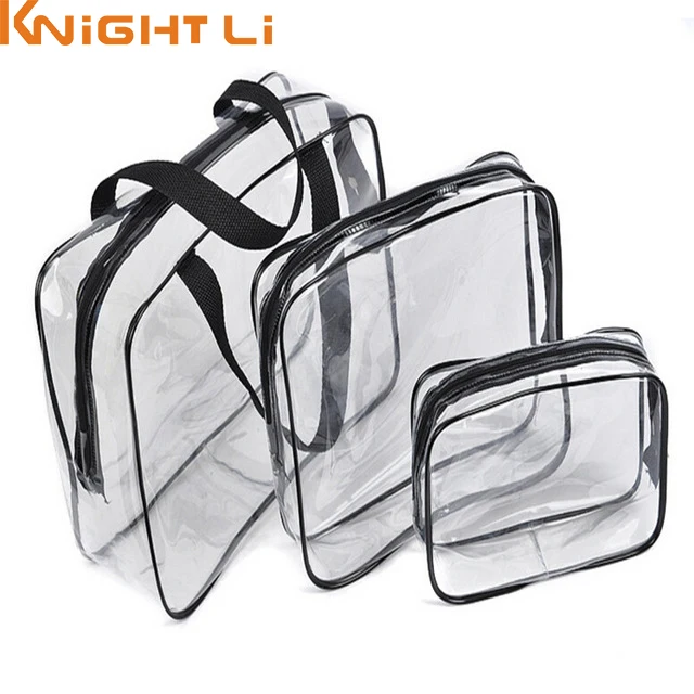 Hot Makeup Cosmetic Wash Bathing Supplies Storage Bag Travel Essential Transparent Waterproof Toiletry PVC Pouch Y1