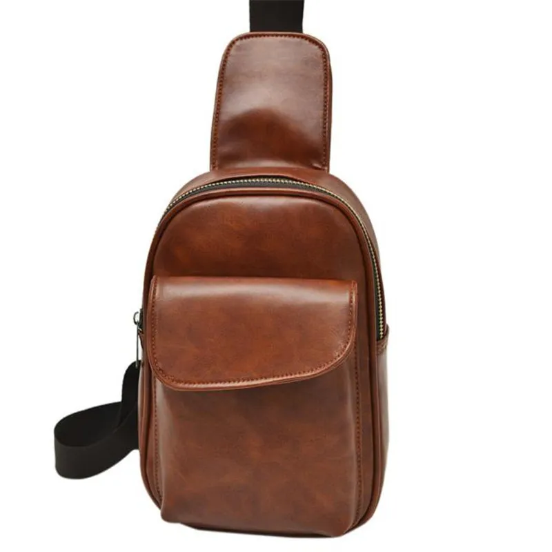 Новая мода Для мужчин сумки на плечо на молнии карманы поясная грудь талия мешок с сотовый телефон сумка Лидер продаж дропшиппинг