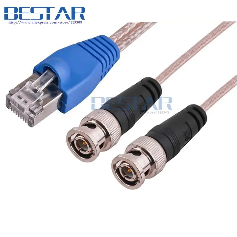 (50 шт./лот) CAB-E1-RJ45BNC BNC для RJ45 E1 кабель 3 м 10ft для cisco V.35 AS5350 AS5400 VWIC2-2MFT-G703, VWIC2-2MFT кабели