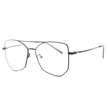 

Metal Irregular Glasses Fashion Personality Style Transparent Lenses Lightweight and Anti - Breaking Natuwe&Co