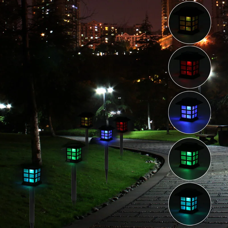 

2/4/8 Pcs Solar Lights Outdoor Garden Landscape Light Energy Saving Lighting for Lawn Patio Pathway JA55