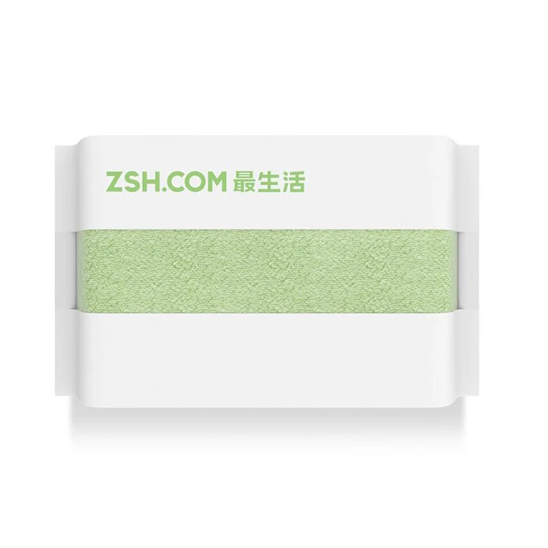Xiaomi ZSH полиэфирное антибактериальное полотенце серии Young хлопок 5 цветов высокоабсорбирующее банное полотенце для лица D5 - Цвет: green