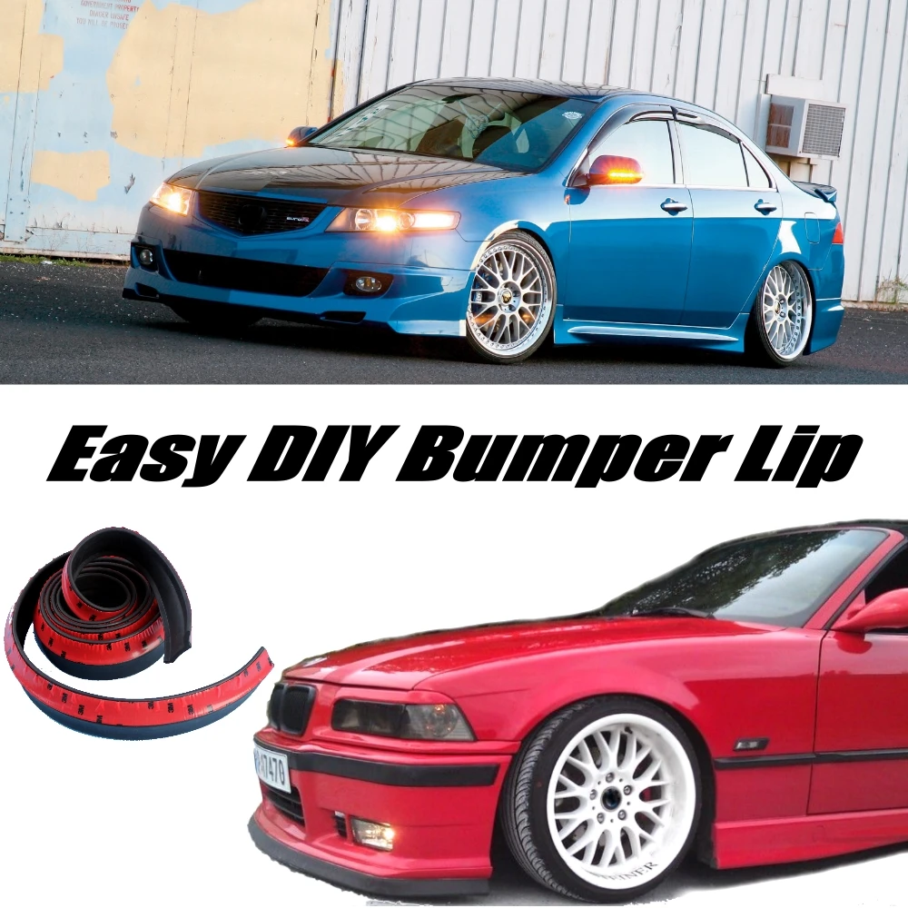 

NOVOVISU For Acura TSX 2003~2016 Bumper Deflector Lip Front Skirt Spoiler For TG Fans Cars Tuning View / Body Kit / Strip Skirt