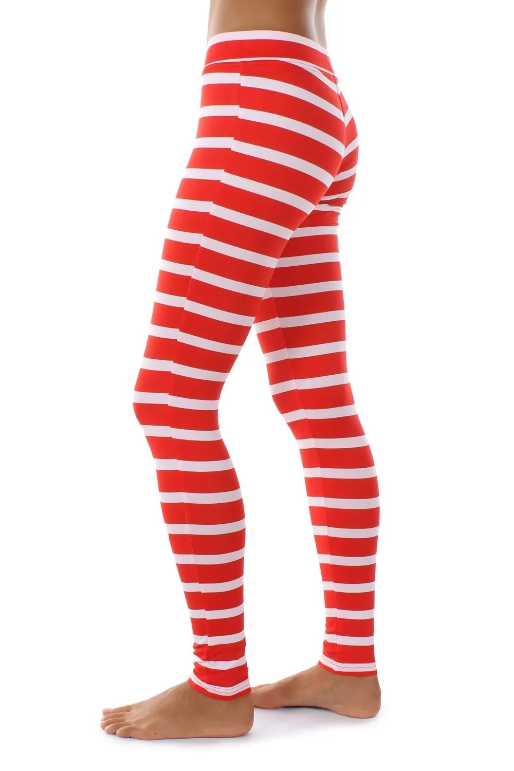 Aletterhin Womens Red White Striped 