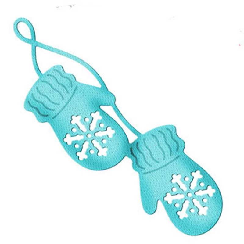 

Hemere Steel Metal Dies Winter gloves frame Cutting Die Scrapbooking Embossing Dies Cut Stencils DIY Decorative Cards Embossing