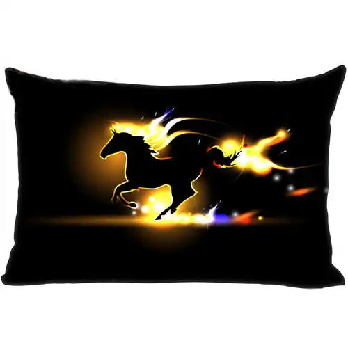 Лучшие наволочки на заказ лошадь(1)@ 1 спальня прямоугольная Наволочка на молнии(с одной стороны)@ 181205-05-01-30 - Цвет: Pillowcase