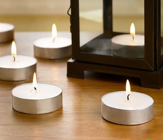 Flat round candle t wax tealight aluminum flat round candle mousse candle купить на AliExpress