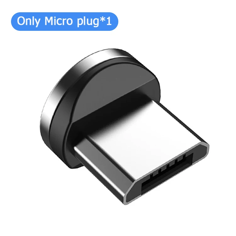 Only Micro Plug 90 градусов Магнитный зарядный кабель Usb type C Tipo C Tipe C для Ga mi ng для Xiaomi mi 9 Pro 5G huawei P20 P30 Pro type-c провода - Цвет: Only Micro Plug