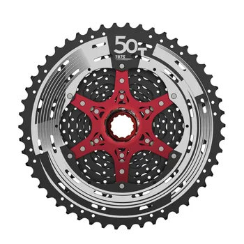 

SUNRACE 12 Speed 11T-50T Cassette MTB CSMZ90 WA5 Wide Ratio Sprocket Fluid Drive Plus Mountain Bikcycle Cards type Cassettes