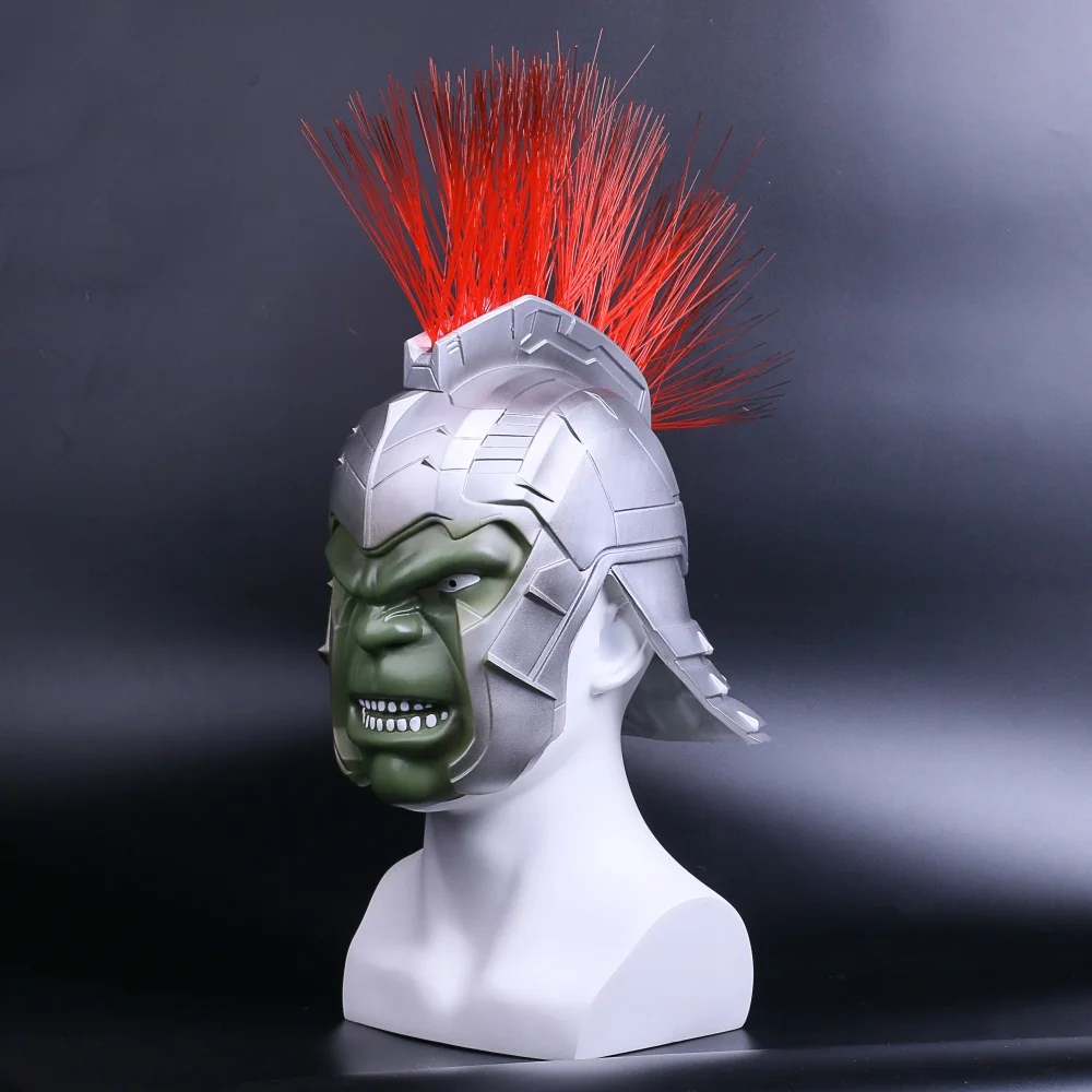 2017 Thor Ragnarok Hulk Cosplay H-Q Hard Pvc Adult Helmet Mask XMAS Props Gift (3)
