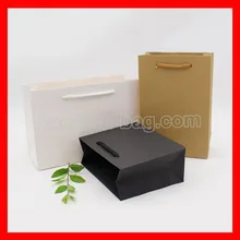 100 шт./лот) 10 размер высокого качества Черный Белый Коричневый одежда сумка бумаги