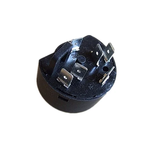 JZK 6 x Negro interruptor del cable del cable de la l/ámpara interruptor de torpedo AC 250V 10A con luz indicadora LED para electrodom/ésticos peque/ños o lampara