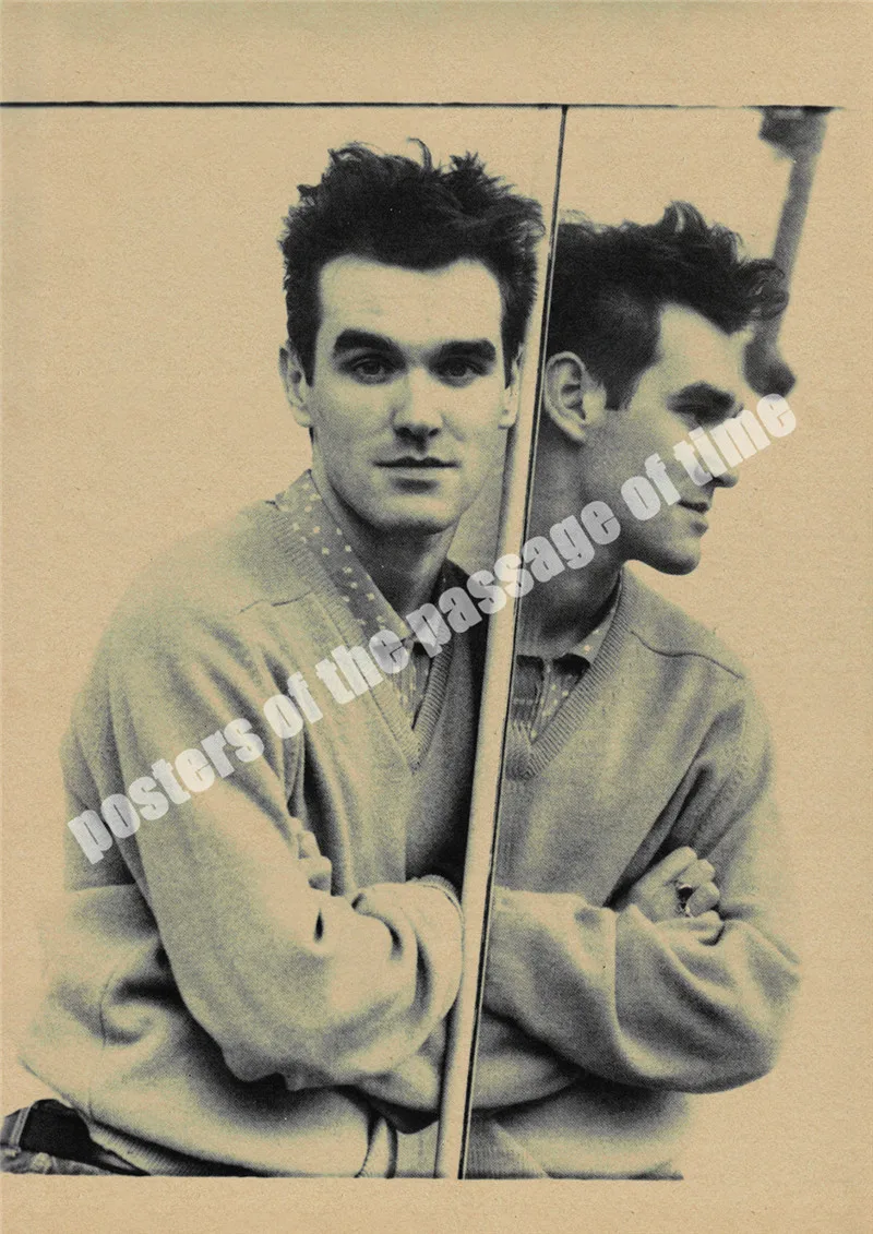 Ностальгический рок The Smiths с фото группы старая бумага плакат армейский вентилятор гостиная художественные изделия для стен стикер бар дизайн