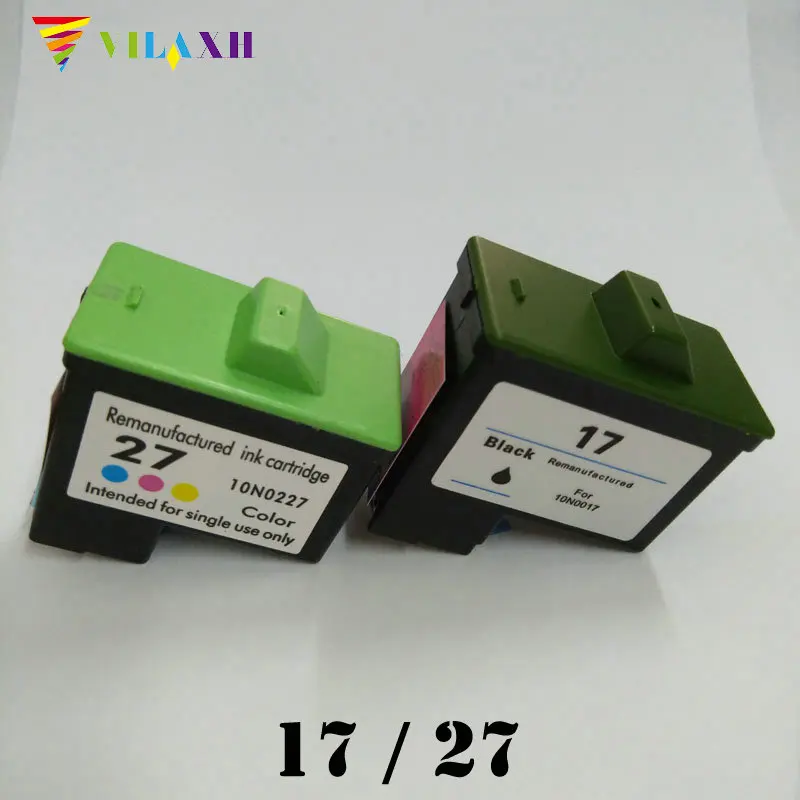 Чернильный картридж vilaxh 17 27 для принтера Lexmark Z605 Z615 X1100 X1150 X1270 i3 Z13 Z23 Z34 Z515 Z517 Z600 Z603