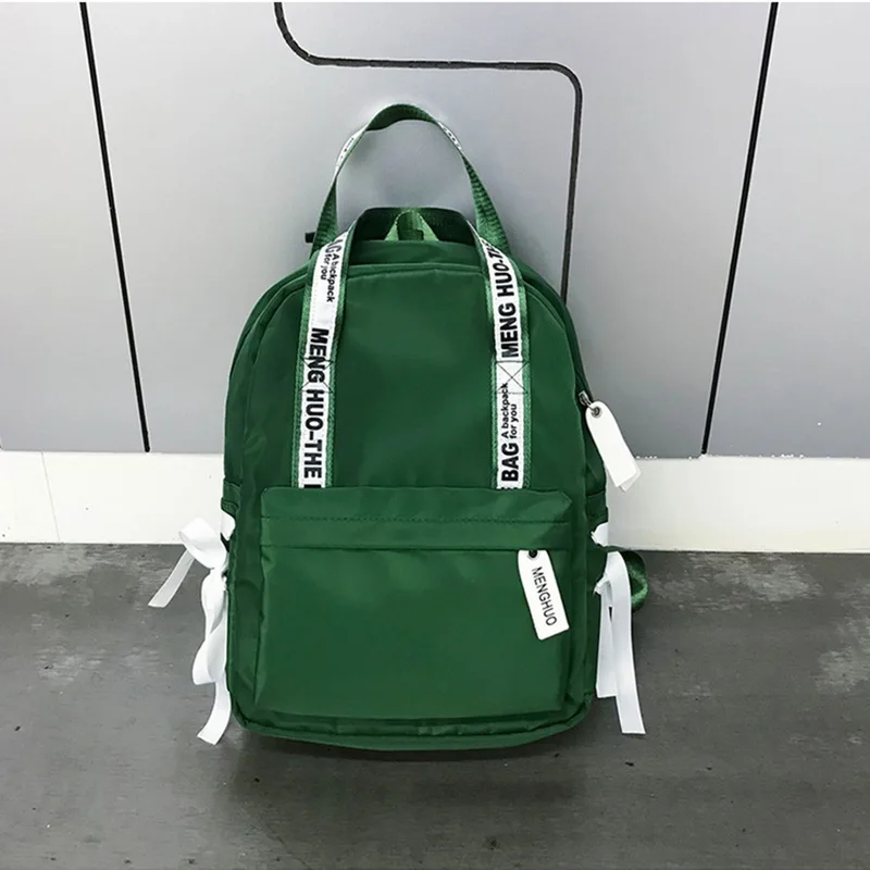 

WENYUJH Large Capacity Backpack Women Preppy School Bags For Teenagers Female Nylon Travel Bags Girls Bowknot Backpack Mochilas