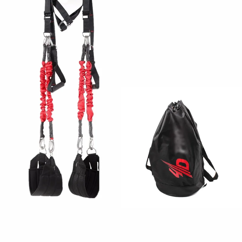 

4D Pull Rope Resistance Bands PRO Anti-gravity Aerial Pilates Bungee Straps Hanging Suspension Rope Workout Fitness Trainer Cord