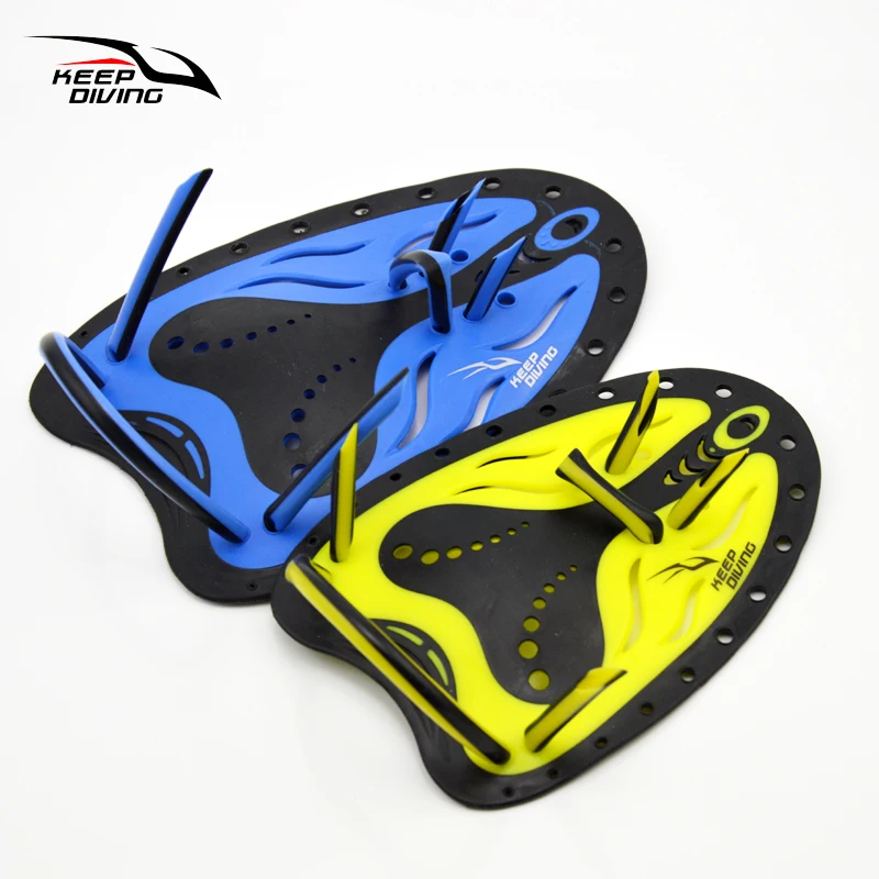 

Professional Swimming Paddles Training Adjustable Silicone Hand Webbed Gloves Padel Fins Flippers For Men Women Kids Learn Gear