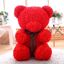 Free shipping 60cm unstuffed empty rose bear teddy bear soft toy skins shell coats animals Cheap Pirce Girlfriends Presents