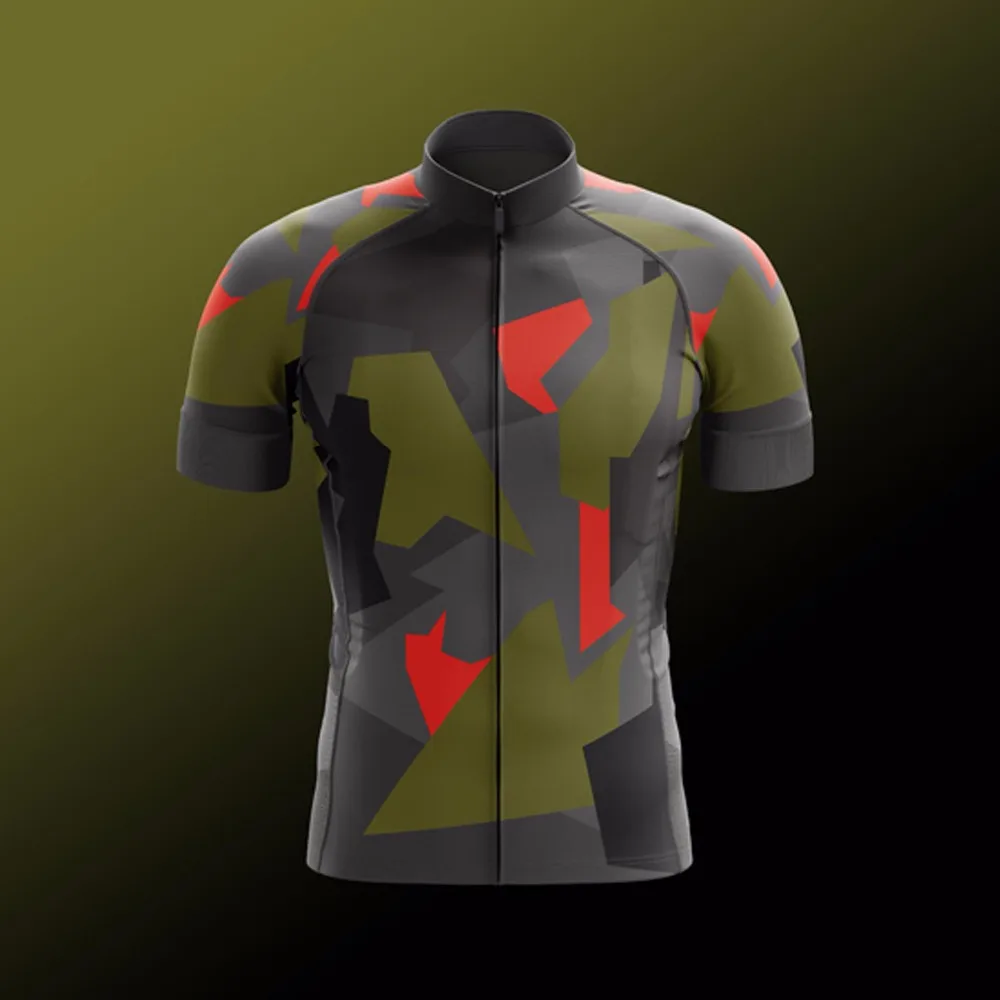 SPEXCEL 2018 NEW camouflage Pro Cycling Jersey Short Sleeve Race cycling gear road bike shirt