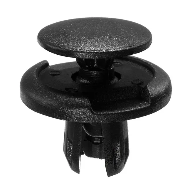 50Pcs 8mm Auto Plastic Bumper Fastener Rivet Retainer Push Type Engine Cover Fastener Fender Car Door Trim Panel Clip for Toyota 3