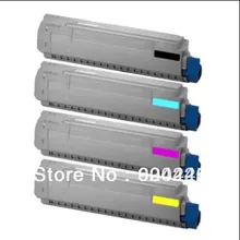 Цены от производителя! Совместимый картридж с тонером для принтера используется для OKI C810, C830, BK/C/M/Y 4 шт./лот Премиум-качества