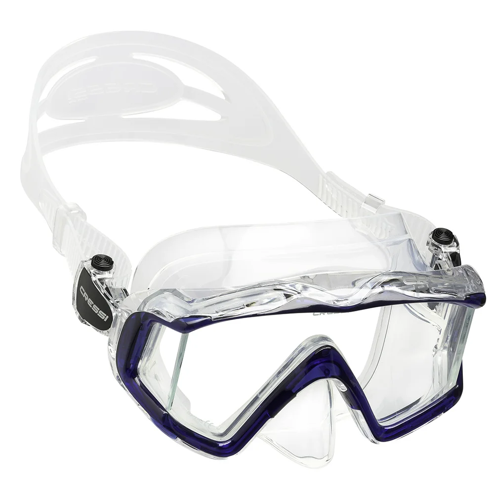 Snorkeling Diving Mask Cressi Three-Lens Swimming Scuba Silicone Skirt for Adults Pano3 snorkeling diving mask,diving mask