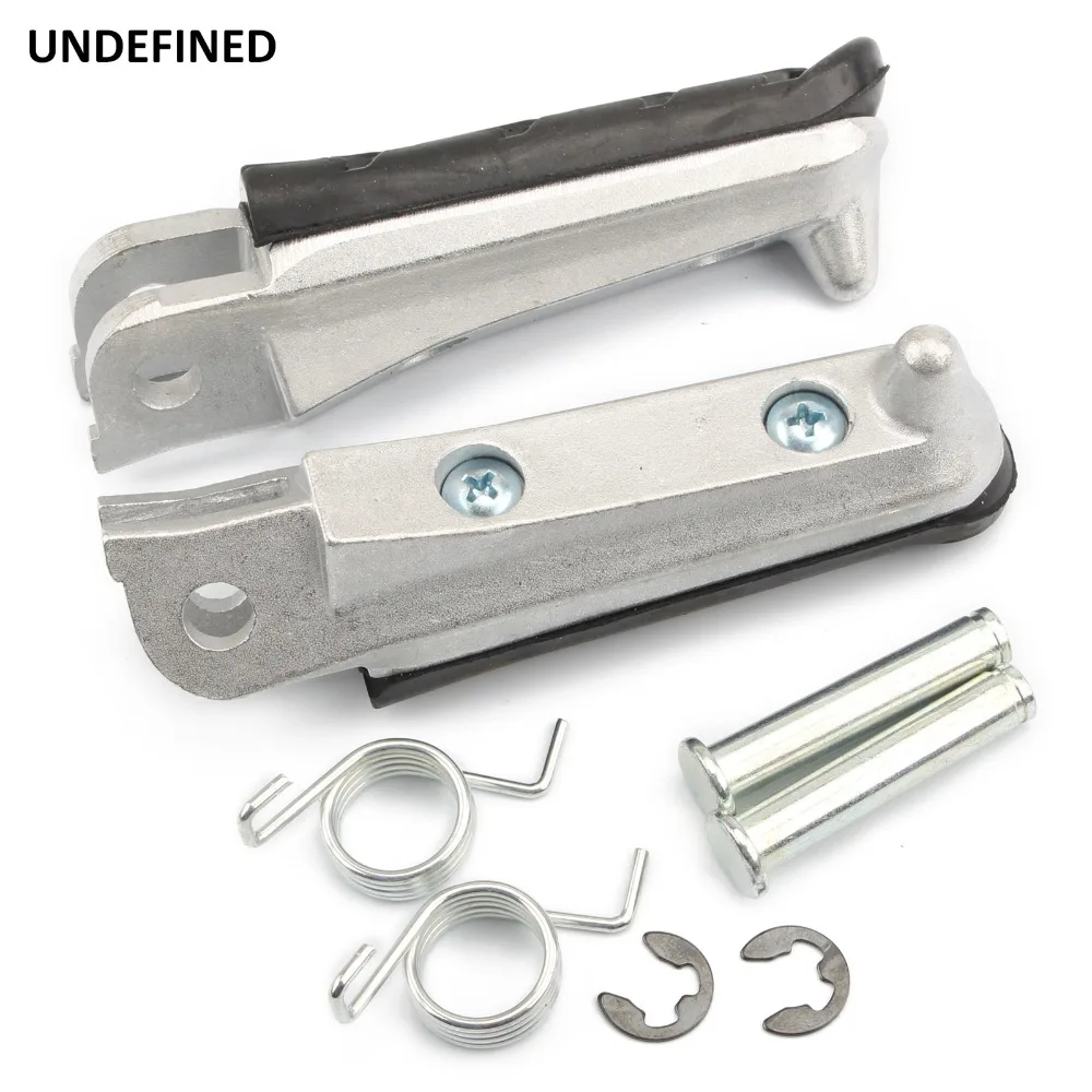 UNDEFINED Black Motorcycle Foot Pegs Front Footpegs Footrest Pedals For Honda CB250 CB600F CBR600F Hornet 250 Hornet 600 NC700