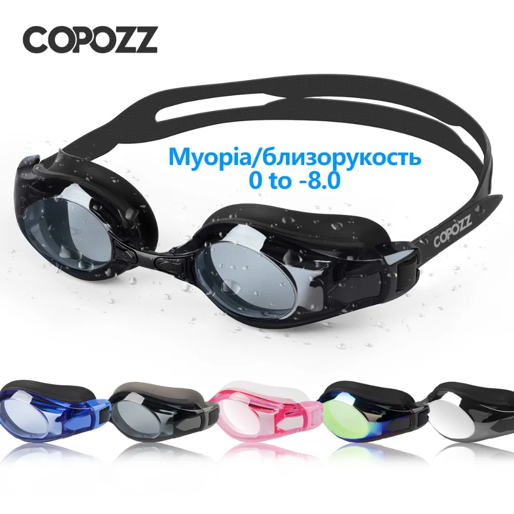 Copozz نظارات السباحة قصر النظر 0-1.5 to-8 دعم مكافحة تكفل حماية نظارات السباحة الضباب uv الديوبتر الكبار الرجال النساء zwembril 2018 Copozz نظارات السباحة قصر النظر 0-1.5 to-8 دعم مكافحة تكفل حماية نظارات السباحة الضباب uv الديوبتر الكبار الرجال النساء zwembril 2018