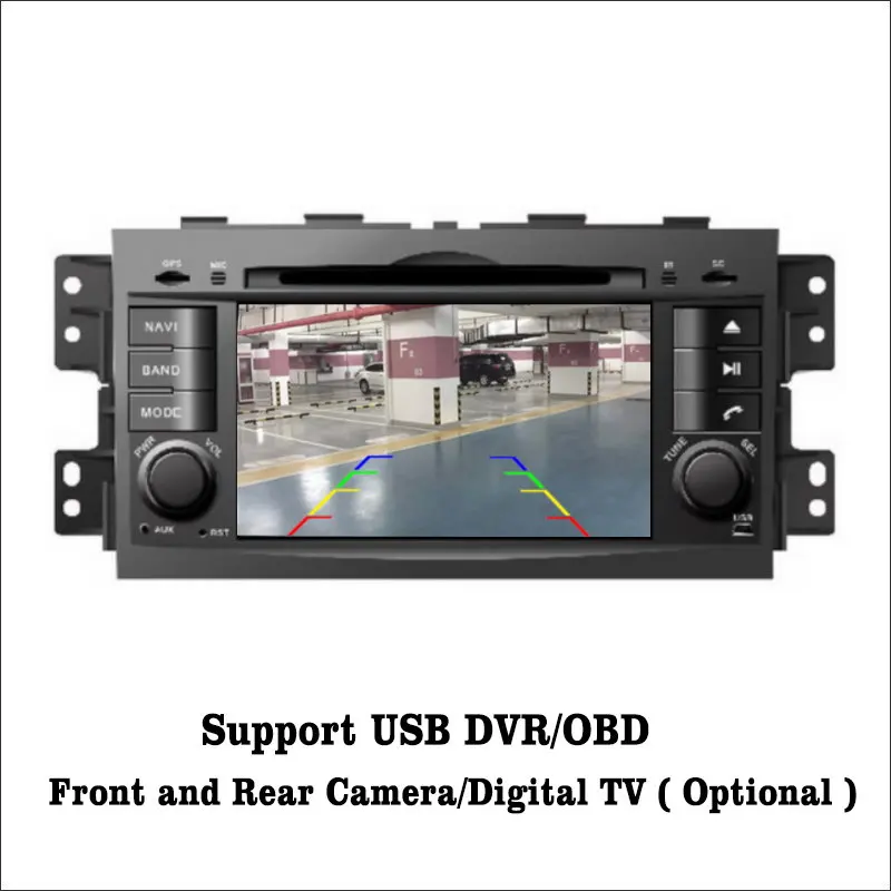 Flash Deal Liislee Android 7.1 2G RAM For Kia Mohave/Borrego Car Radio Audio Video Multimedia DVD Player WIFI DVR GPS Navi Navigation 4