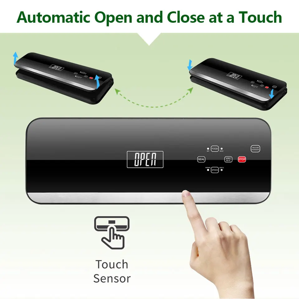  LAIMENG Automatic Vacuum Sealer Packing Machine With Vacuum Bags Roll Food Packaging Vacuum Packer  - 32921753260