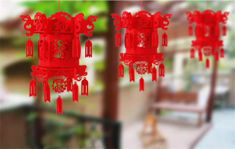 Фонарь s Свадебный китайский фонарь фестиваль свадебное украшение Lampion Летающий нетканый красный фонарь декоративная лампа огни DIY
