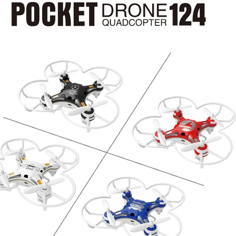 Buy Cheap Original FQ777-124 Mini Quadcopter Micro Pocket Drone 4CH 6Axis Gyro Switchable Controller RC Helicopter Kids Toys VS JJRC H37