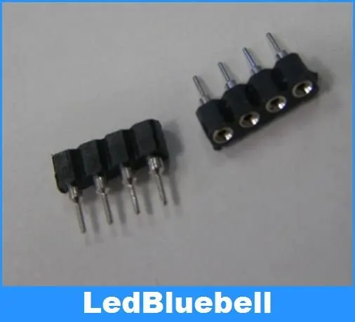 

Wholesale 100pcs/ 1 lot,Single-row Socket for RGB LED Flexible Lights,black distance 2.54mm