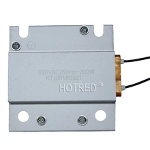 1 шт. 220 В постоянная температура PTC нагревательный элемент платформа мини маленький термостат нагревательная пластина 200 Вт опционально с кабелем и вилкой