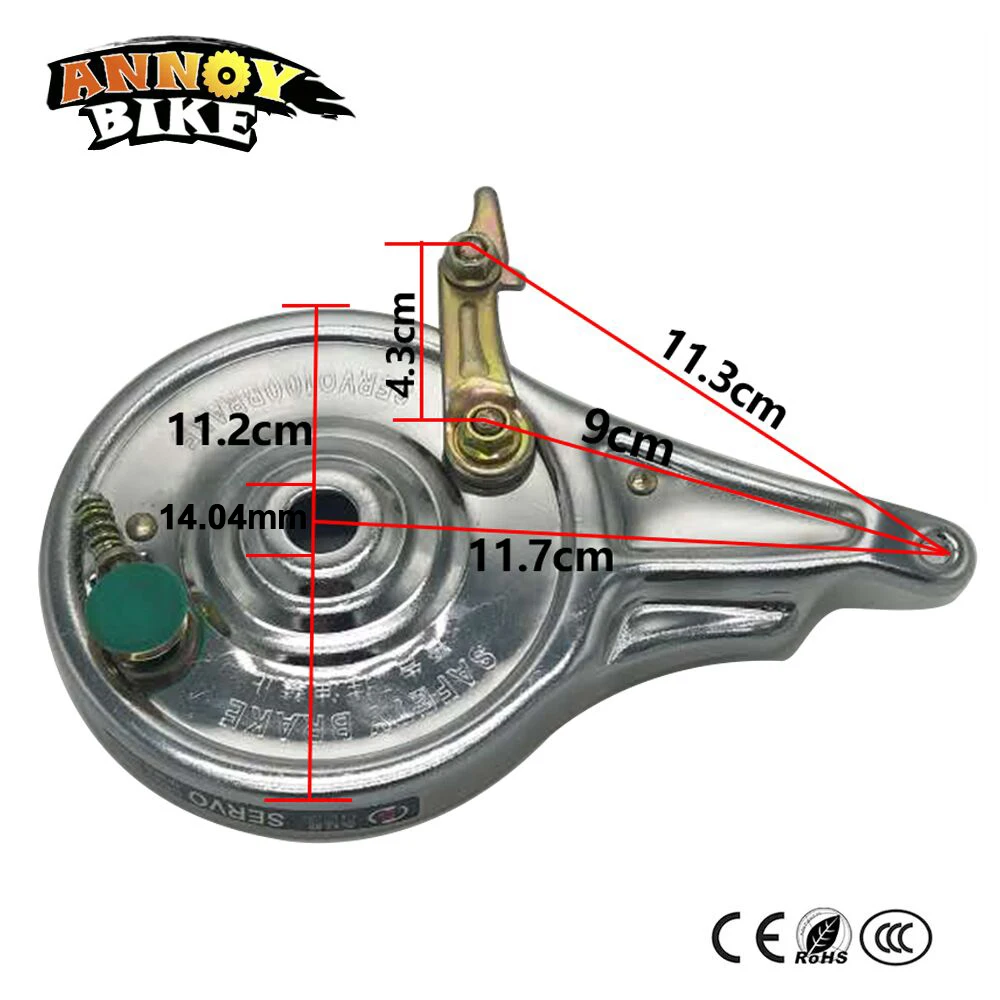 Drum Brake Electric Bicycle Up Freio a Disco Bicicleta Hold Brake Shaft