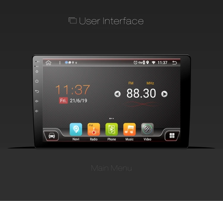Sale Dinpei PX6 4+64G Android 9.0 GPS Car Multimedia Player For Hyundai Creta ix25 2014 2015-2017 Navi Radio 4K Video MP5 wifi no dvd 22