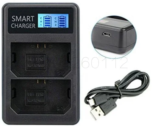 Lcd Usb Battery Charger Lp-E6 Per Canon Ef M5 M3 77D 800D 750D 760D Bacio X8I T6I T6S T7I