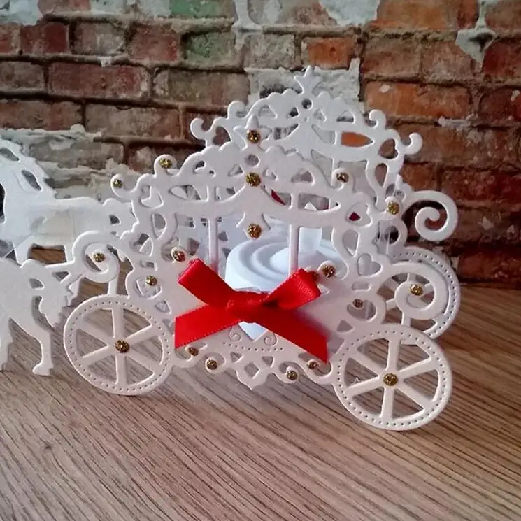  Y403 METAL CUTTING DIES The Horse-Drawn Tram Scrapbook card invitation paper craft party decor embo - 32854747447
